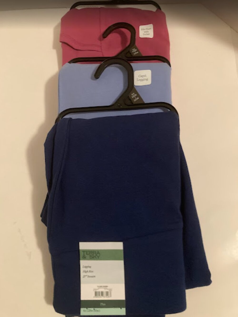 Terra and Sky Capri Legging Bike Short Bundle 4X